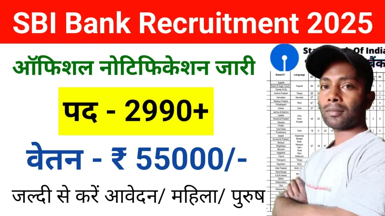 SBI Bank Recruitment 2025